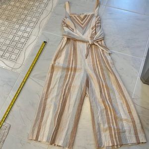 Anthropologie linen jumper